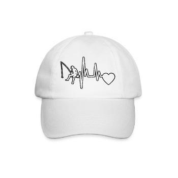 Pêche Hameçons Pêche Pêche Pêche Pêche - Casquette classique - blanc/blanc - Devant