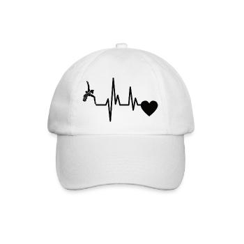 Cheerleader Cadeau Cheerleading Cheerleading Cheerleader - Casquette classique - blanc/blanc - Devant