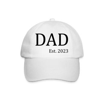 Papa 2023 - Casquette classique - blanc/blanc - Devant