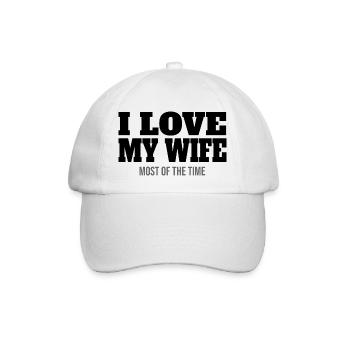 Ehepaar Ehe Frauen Ehemann Ehefrau Hochzeit Männer - Baseballkappe - Weiß/Weiß - Vorne