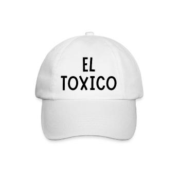 El Toxico - Baseballkappe - Weiß/Weiß - Vorne
