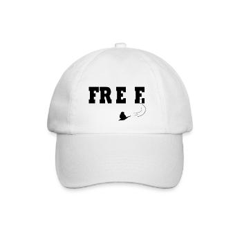 Be free - Baseballkappe - Weiß/Weiß - Vorne