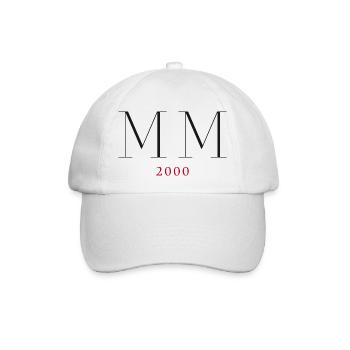 Roman numeral Year of birth Made in 2000 - Baseball Cap - white/white - Front