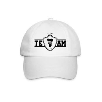 Badminton Team - Baseballkappe - Weiß/Weiß - Vorne