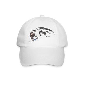The terrible vulture with the red eye - Baseball Cap - white/white - Front