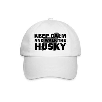 Dog Hund - Baseball Cap - white/white - Front