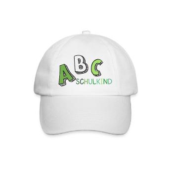 ABC Écolier vert blanc - Casquette classique - blanc/blanc - Devant