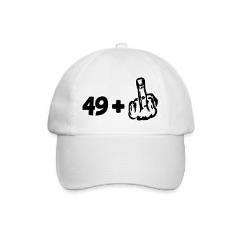49 +. For anyone struggling with 50 years # - Baseball Cap - white/white - Front