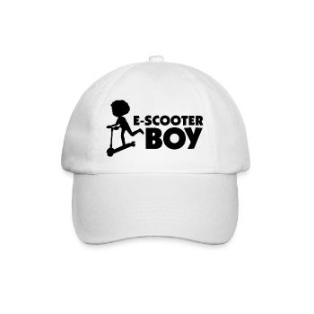 E-Scooter Roller Scooter - Baseballkappe - Weiß/Weiß - Vorne