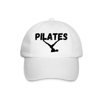 Pilates Woman - Baseball Cap - white/white - Front