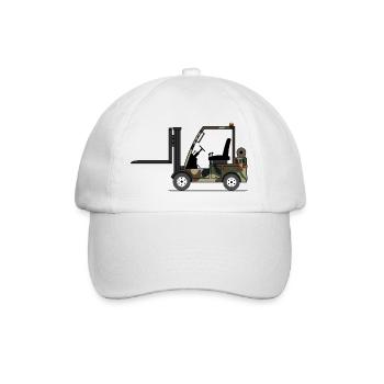 Chariot élévateur à fourche Army Color - Casquette classique - blanc/blanc - Devant