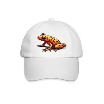 Poison dart frog dans les vieux graphiques rétro 8 bits pixel graphics - Casquette classique - blanc/blanc - Devant