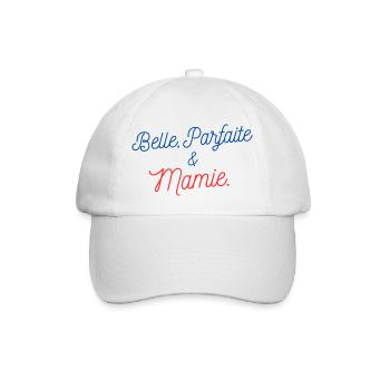 Femme Belle parfaite et mamie - Casquette classique - blanc/blanc - Devant