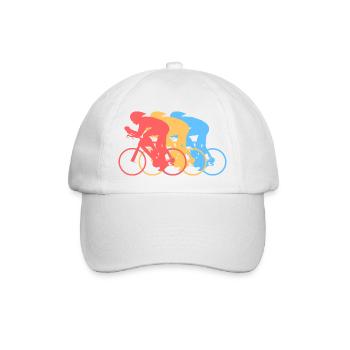 Fahrrad - Baseballkappe - Weiß/Weiß - Vorne