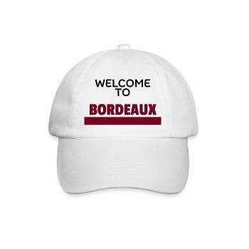 bienvenue a bordeaux - Casquette classique - blanc/blanc - Devant