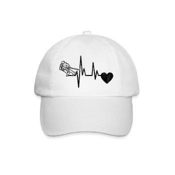 Skier Ski Skiing Ski Design Skiing Outfit - Baseball Cap - white/white - Front