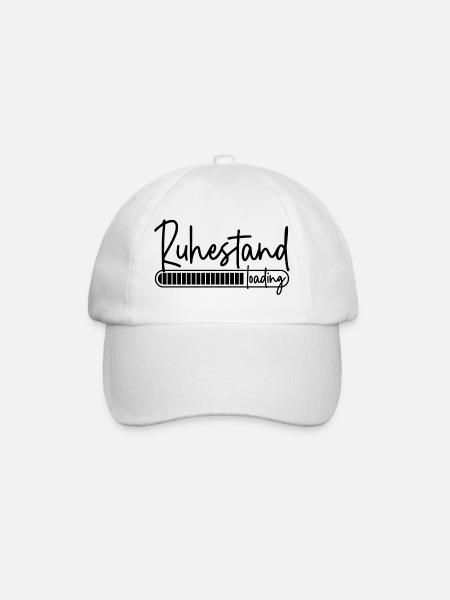 Ruhestand loading - Baseballkappe - Weiß/Weiß