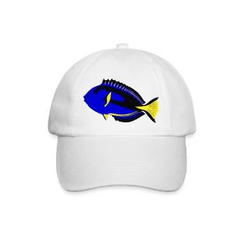 paletten doktorfisch aquarium fisch - Baseballkappe - Weiß/Weiß - Vorne