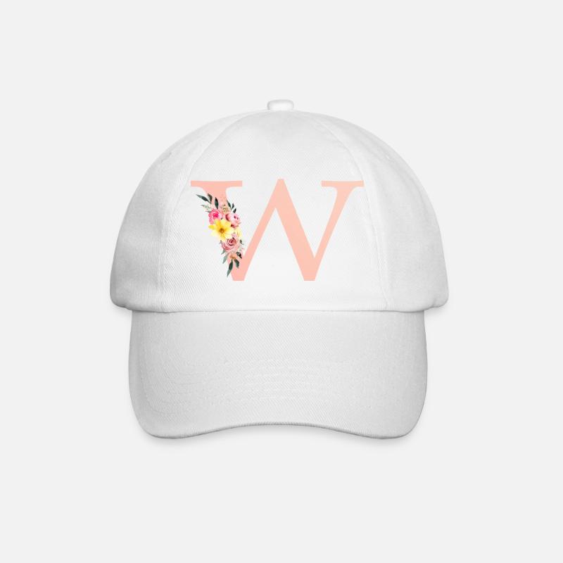 W Monogramme Floral - Casquette classique - blanc/blanc