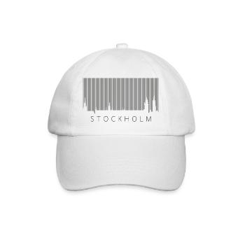 Stockholm Skyline Chemise design scandinave - Casquette classique - blanc/blanc - Devant
