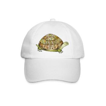 Tortue - Casquette classique - blanc/blanc - Devant