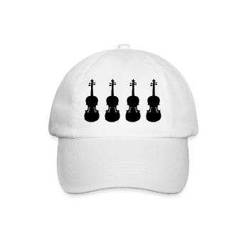 Fiddles - Baseball Cap - white/white - Front