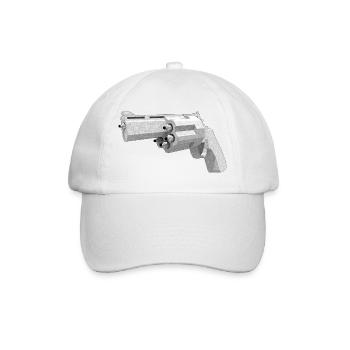 Humanized Pistol - Baseball Cap - white/white - Front