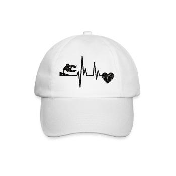 Parkour Runner Sports Extrêmes Cadeau Parkour Runner - Casquette classique - blanc/blanc - Devant