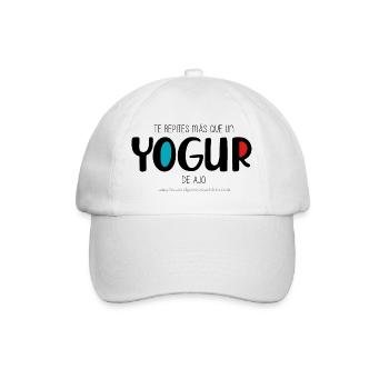 Knoblauch-Joghurt - Baseballkappe - Weiß/Weiß - Vorne