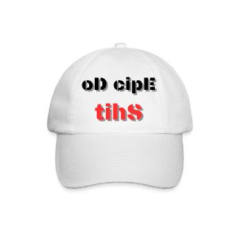 Faire de la merde épique - Casquette classique - blanc/blanc - Devant
