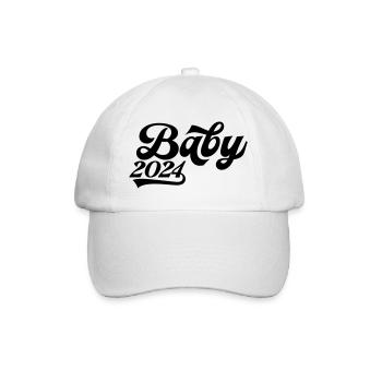 Baby 2024 - Baseballkappe - Weiß/Weiß - Vorne