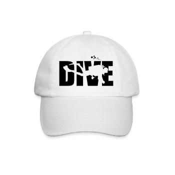 Dive Design for Dive Professionals - Baseball Cap - white/white - Front