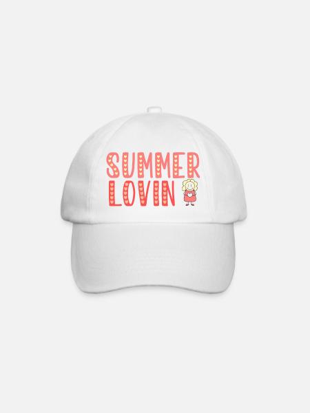 Summer lovin - Baseball Cap - white/white