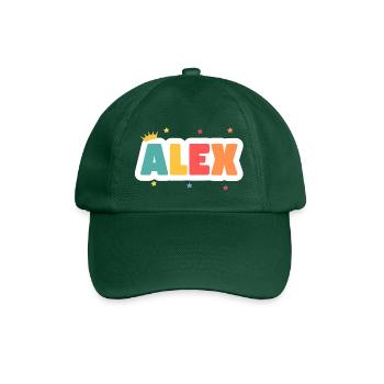 Alex! Personnalisable - Casquette classique - vert bouteille - Devant