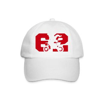 Moto 62 Biker - Baseballkappe - Weiß/Weiß - Vorne