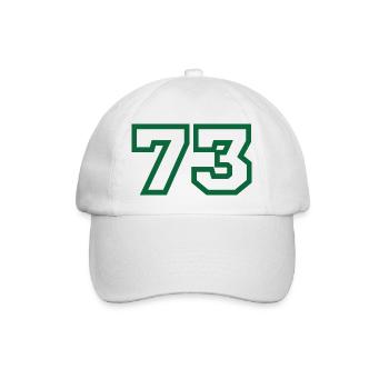 Numéro 73 sport - Casquette classique - blanc/blanc - Devant