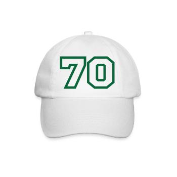 Numéro 70 sport - Casquette classique - blanc/blanc - Devant