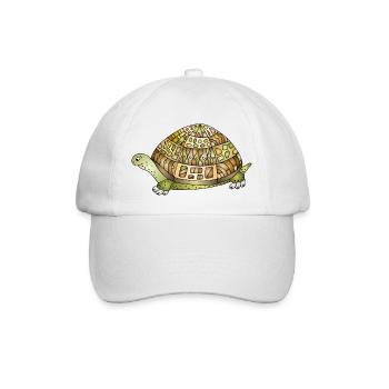 Tortue - Casquette classique - blanc/blanc - Devant