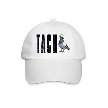 T-Shirt Ruhrpott Tach Dialekt Taube Ruhrgebiet - Baseballkappe - Weiß/Weiß - Vorne