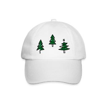 Design pour Noël - Casquette classique - blanc/blanc - Devant