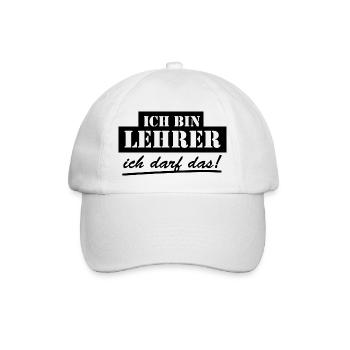 Funny Saying Picture Funny Humor Gift Idea - Baseball Cap - white/white - Front