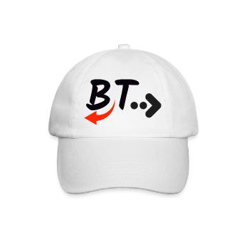 BT. Now ist beginn - Baseballkappe - Weiß/Weiß - Vorne
