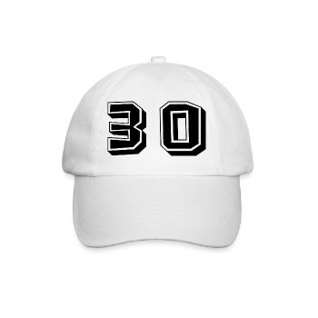 30. 30 YEARS. 30th ANNIVERSARY. 30 YEARS ANNIVERSARY. - Baseball Cap - white/white - Front