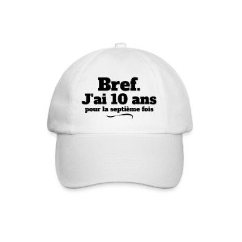 70 Year Anniversary, Happy Birthday, 70 Years - Baseball Cap - white/white - Front