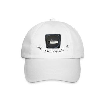 The messy ball - Baseball Cap - white/white - Front