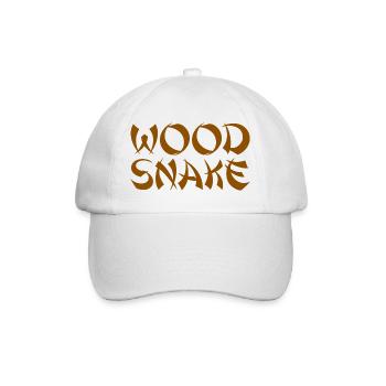 WOOD SNAKE Chinese New Year - Baseballkappe - Weiß/Weiß - Vorne