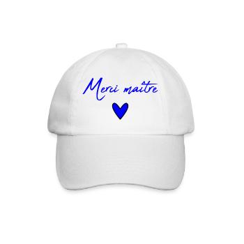 MASTER. MASTER. THANK YOU. THANK YOU, MASTER. MASTER - Baseball Cap - white/white - Front