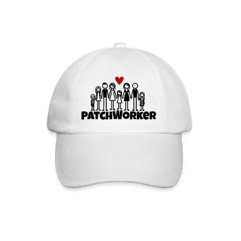 Patchworker2 - Baseballkappe - Weiß/Weiß - Vorne