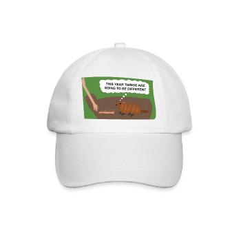 Evil Groundhog Gets Revenge - Baseball Cap - white/white - Front