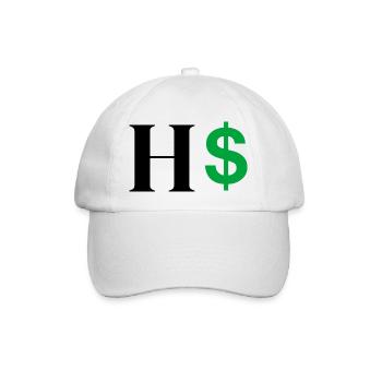 Letter h dollar - Baseball Cap - white/white - Front